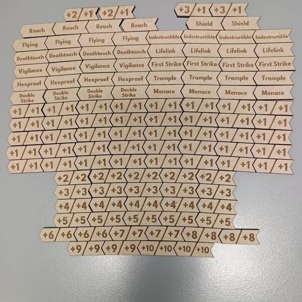 120x Magic the Gathering MTG Counters - Starter Kit - Laser Cut - Etsy