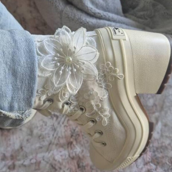 bride converse high tops