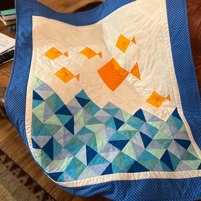 Fish of Every Kind Free Motion Quilting – Faith and Fabric