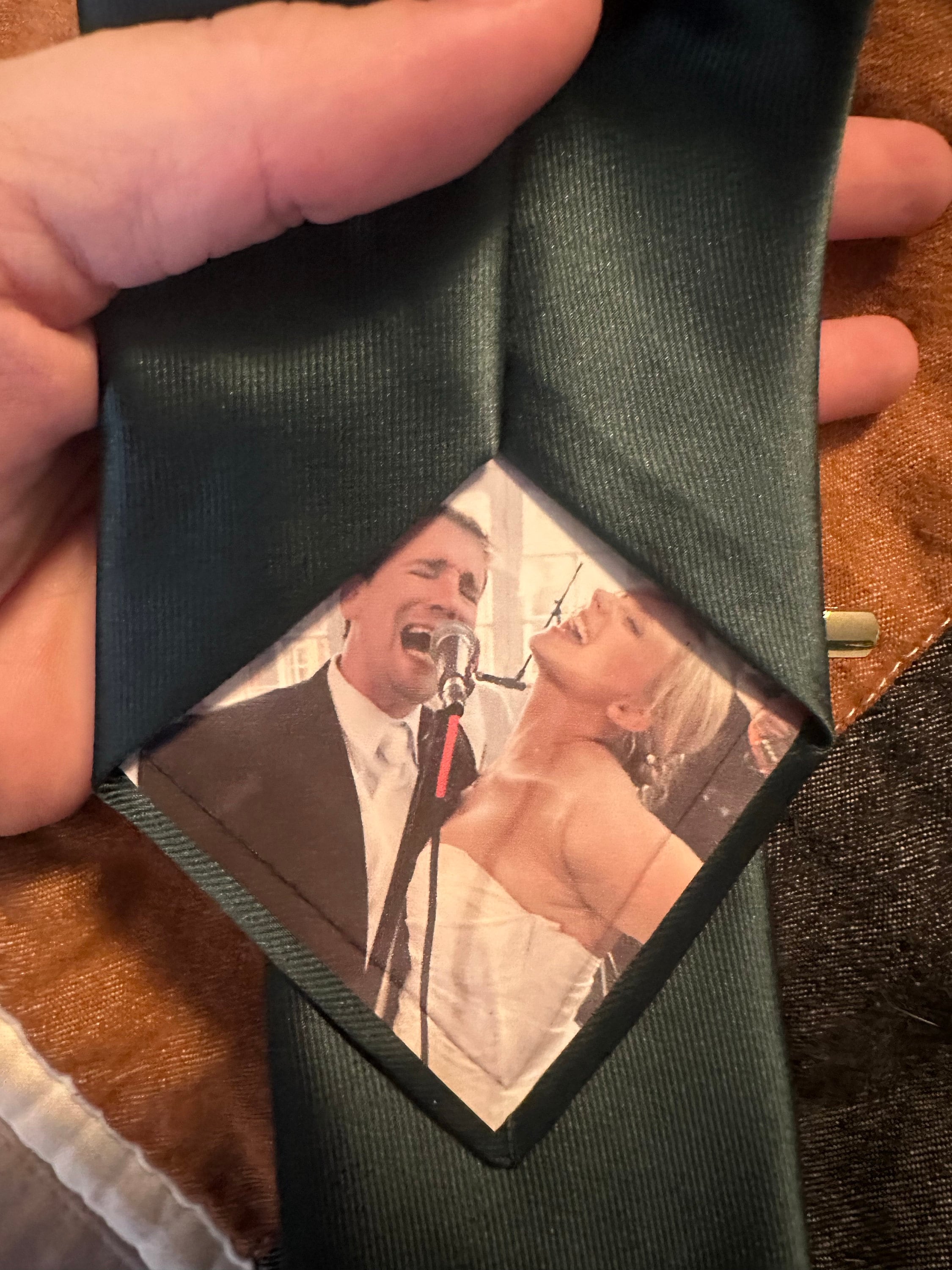 Personalized Photo Silk Tie for Him