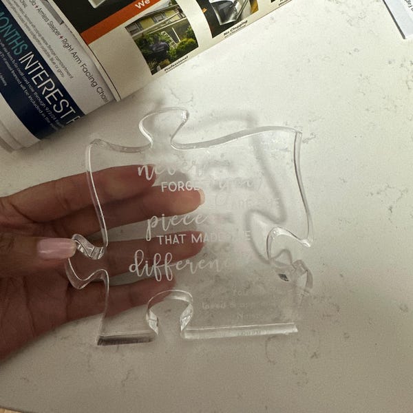 Personalized Work Anniversary Plaque, Employee Recognition Appreciation ...