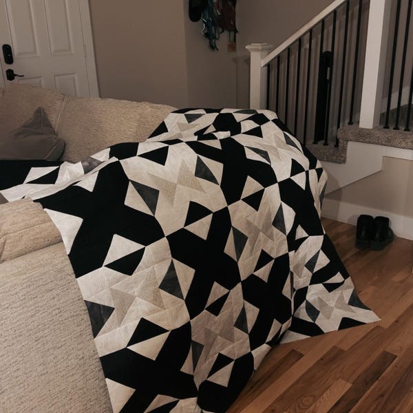 Bedroom Quilt Pattern PDF Download | Modern Quilt Pattern - Etsy