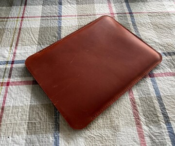 Personalized Leather Sleeve for MacBook, MacBook Air 13 M2 Case, 16 inch Laptop Case, MacBook Pro 13 2020 Cover, Slim Leather Laptop Cover