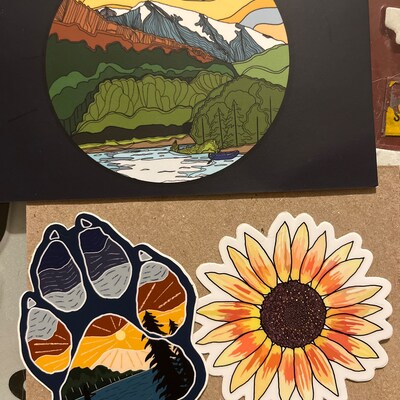 Pictured Rocks Sticker - Etsy