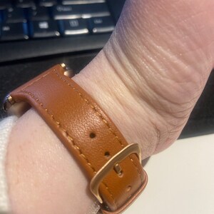 Womens Gold Watch Mother Gift Leather Watch Minimalist Etsy