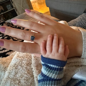 Customer photo from Taylor, Raw Sapphire Ring in Yellow Gold