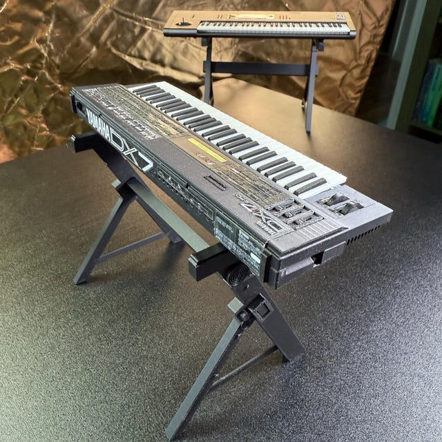 ミニチュア KORG M1 シンセサイザー：1/6スケール コレクターズ
