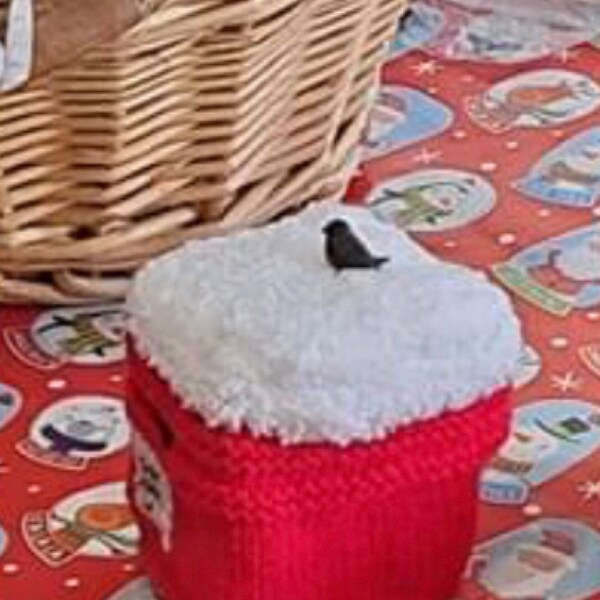 PDF KNITTING PATTERN Winter Post Box Chocolate Orange Cover, Christmas ...