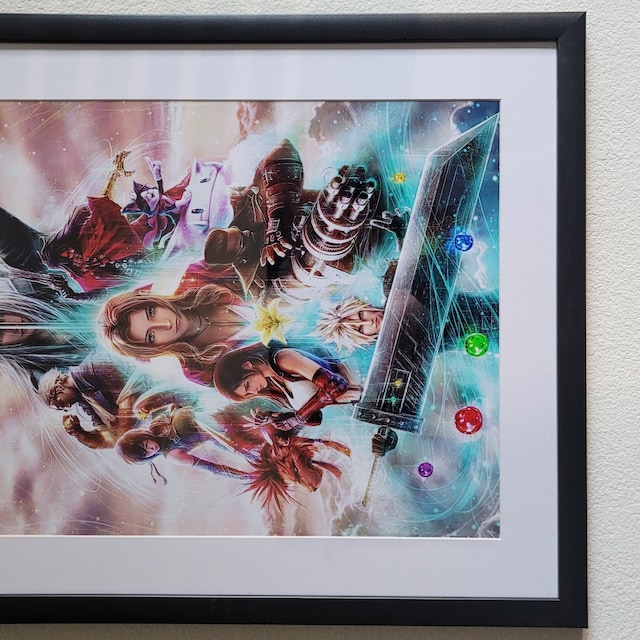 Final Fantasy VII Remake Limited Edition Fine Art Print FF7 Poster FF7  Rebirth 