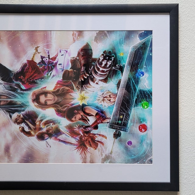 Final Fantasy VII Remake Limited Edition Fine Art Print FF7 Poster FF7  Rebirth 