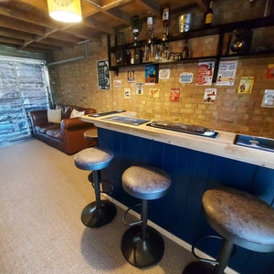 Oak Home Drinks Bar Man Cave Bar, Summerhouse Bar. 