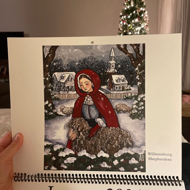 PRINT St. Lucia 8x10 Swedish Christmas God Jul - Etsy