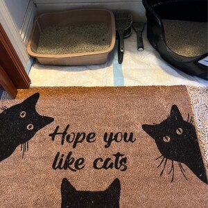 Welcome - Hope You Like Cats Doormat