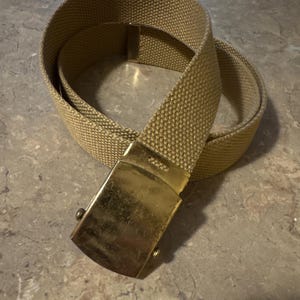 Ceinture En Cuir Vintage Style Indiana Jones - Taille 80 Cm - Marron - Occasion Très Bon état