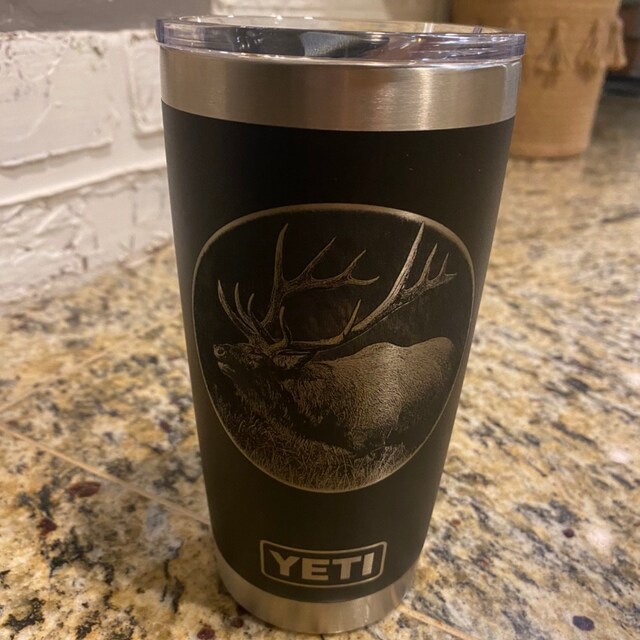 WHITETAIL DEER 20oz COFFEE MUG  HELLS CANYON DESIGNS - Hells