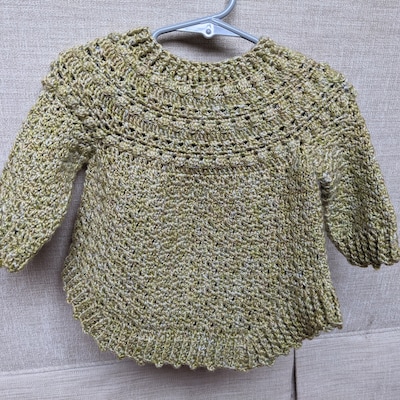 Crochet PATTERN Jasmine Sweater child Sizes 1-2y up to 9-10years and ...