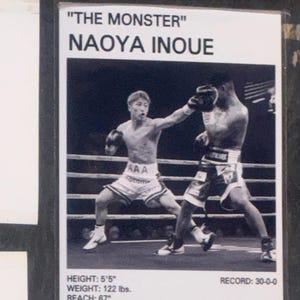Naoya Inoue Poster, Naoya Inoue Pint, Boxing Posters, Boxing