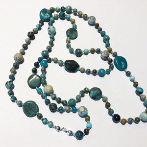 AAA Natural Turquoise Beads, Natural Gemstone Beads. Round Smooth Beads ...