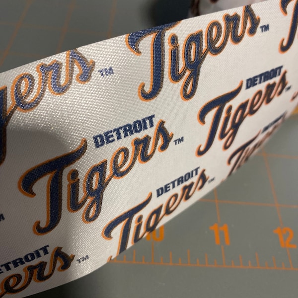 Offray MLB Detroit Tigers Fabric Ribbon, 2-1/2-inch by 9-feet, Licensed ...
