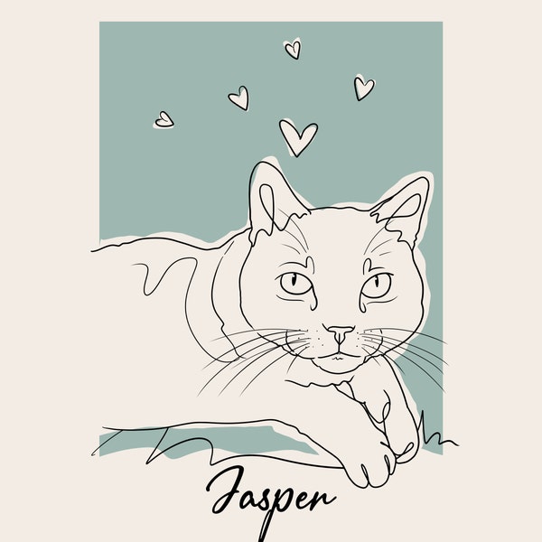 Simpsons Custom Portrait Drawing From Photo - Great Gift for Family