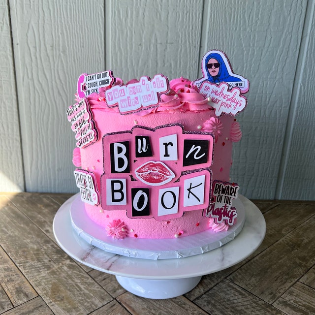 How To Make A Mean Girls Burn Book Sheet Cake! ⋆ Brite and Bubbly