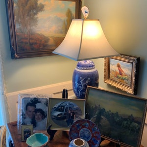 Custom made oyster shell finial