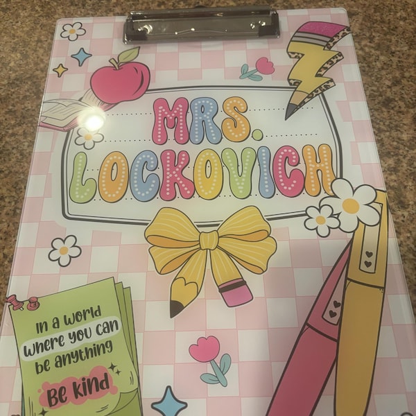 Personalized Teacher Door Sign, Composition Notebook Classroom ...