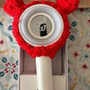 Crochet TWICE Lovely Light Stick Plush Cover, Collectible, Gift