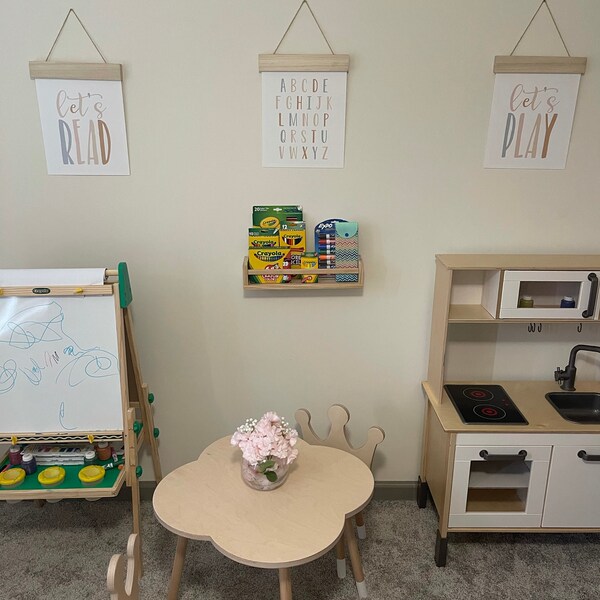 DIGITAL FILES, Set of 3 Playroom Prints, Playroom Wall Decor, Playroom ...