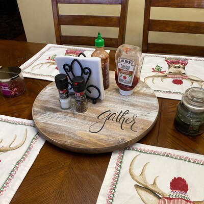 Umbrella Hole Lazy Susan - Etsy