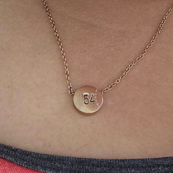 Pickleball* The Mini Volley Necklace Gold