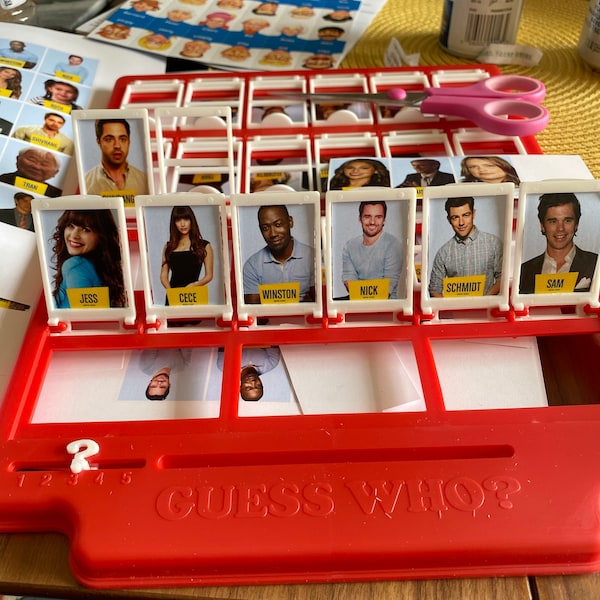 Printable Guess Who? Cards - Modern Family Edition - Etsy