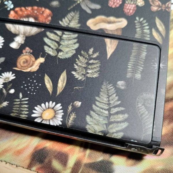 Dark Forest Mushroom Nintendo Switch Skin Wrap for Console Dock Joycon ...