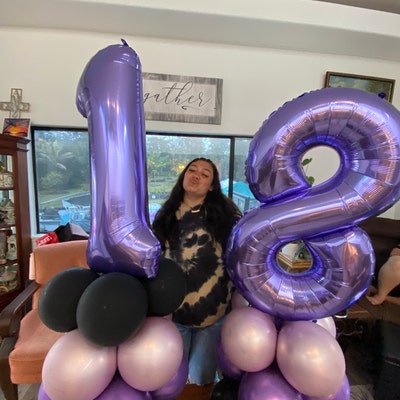 Purple Chrome Balloons Graduation Party Baby Shower Decor - Etsy