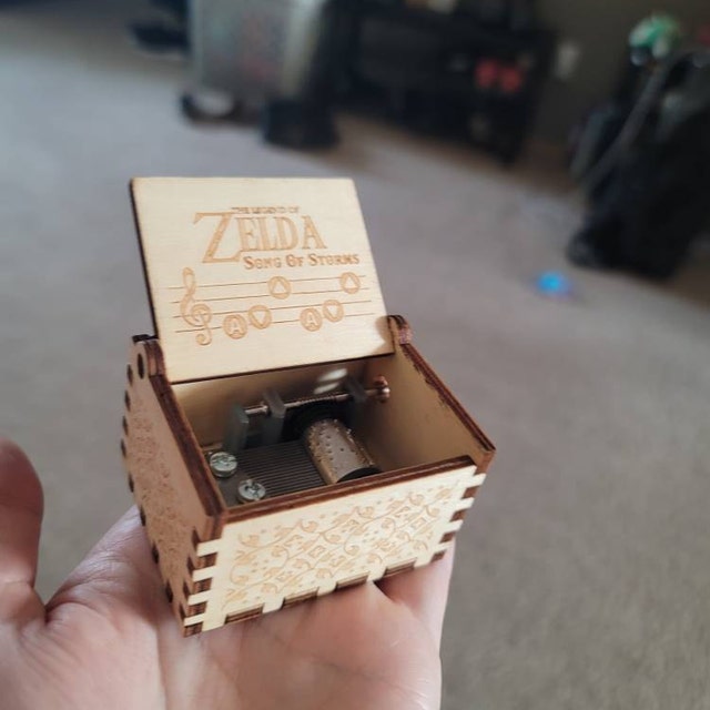 Legend of Zelda Song of Storms Music Box: Zelda Music Box -  Israel