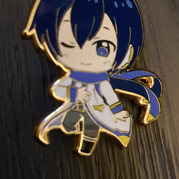 Virtual Vocalist Kaito Hard Enamel Pin - Etsy
