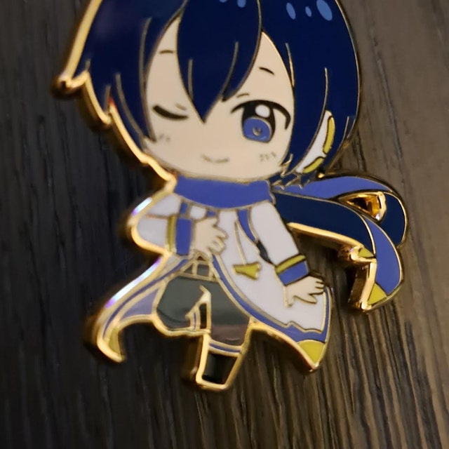 Virtual Vocalist Kaito Hard Enamel Pin - Etsy
