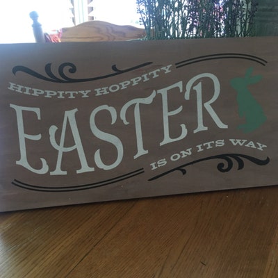 Peter Rabbit Hippity Hoppity Easter's on Its Way Stencil Reusable Mylar ...
