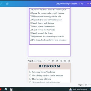 Cleaning Checklist Bundle, Editable Household Cleaning Schedule, Kids Adhd Cleaning, Adult Chore Chart, Family Cleaning Planner Template