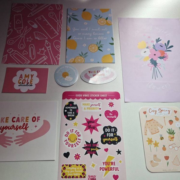 Self Love Sticker Pack | Cute Stickers | Positivity | Journal Stickers ...