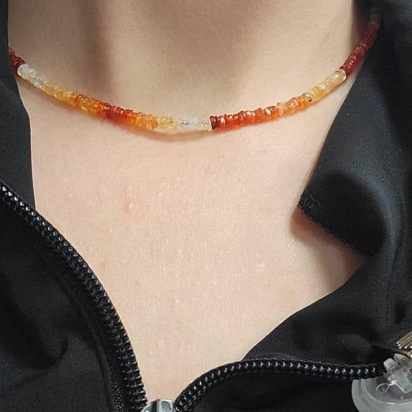 Green onyx beaded necklace