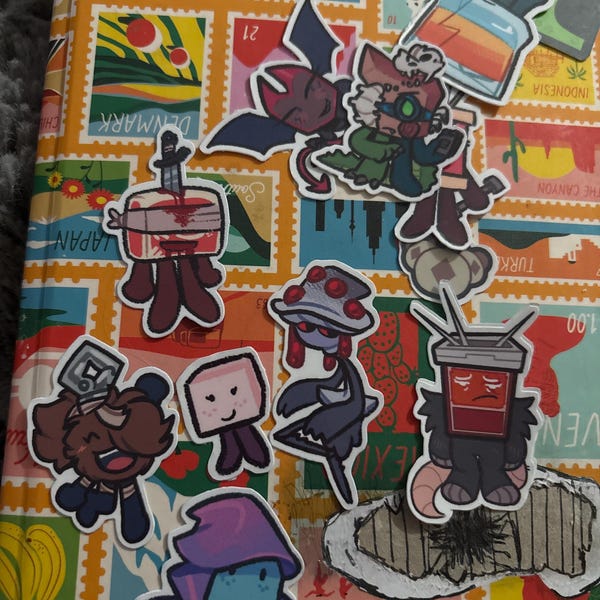 Objectified Comic Stickers [simple Collection] - Etsy