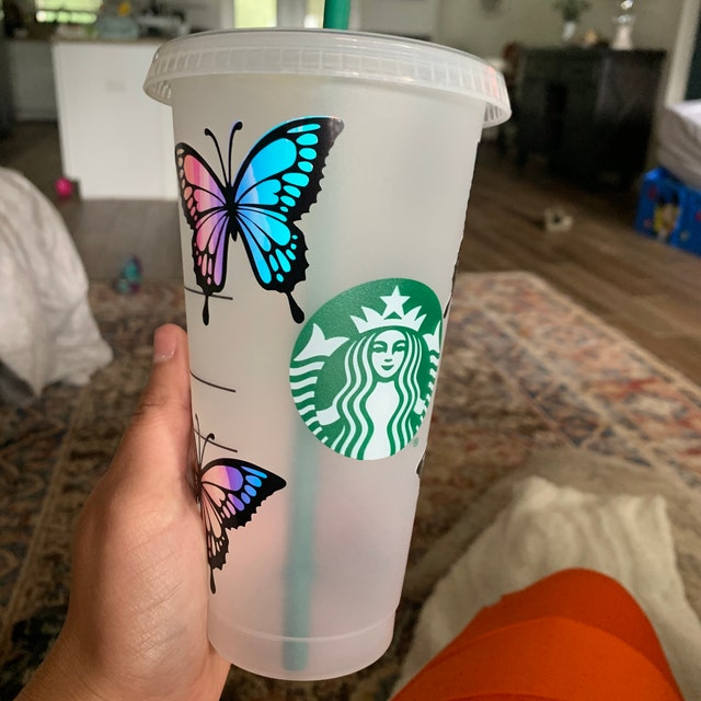 Butterfly Starbucks Cold Cup – kraftedbykin