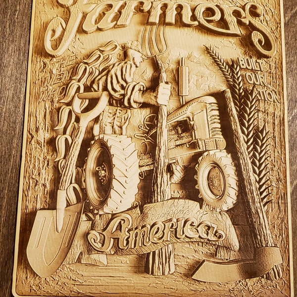 Digital Design File - Farmers - Glowforge - Laser Ready - Engrave - SVG ...