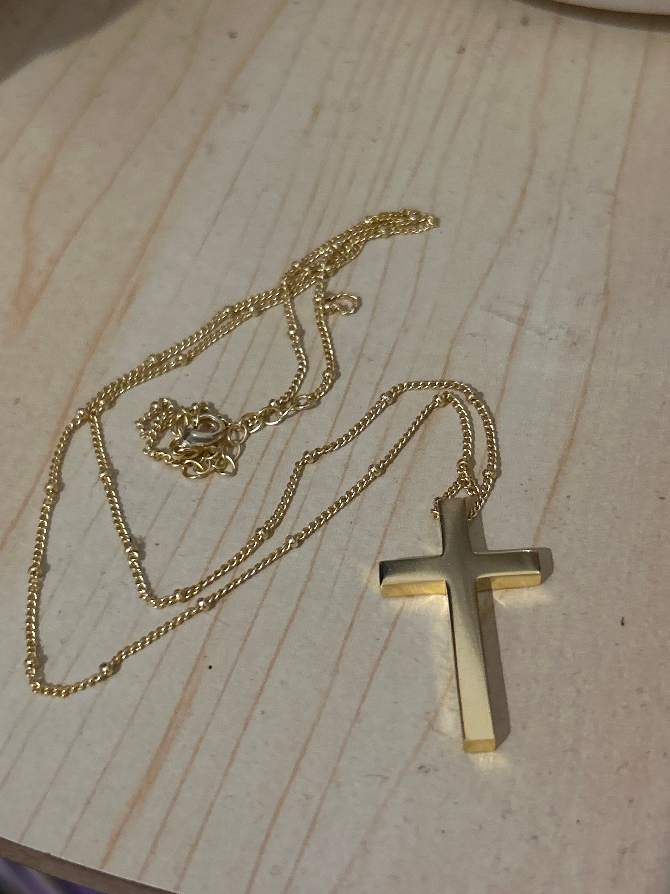 Personalized Cross Necklace in Gold / Silver / Rose Gold, Custom Bible Verse and Name Engraving, Religious Jewelry Gift for her