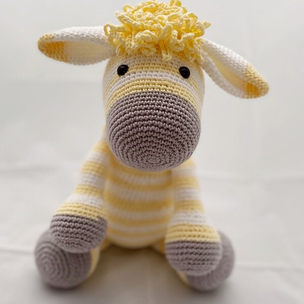 CROCHET PATTERN Donkey Alex & Zoe Zebra - Etsy