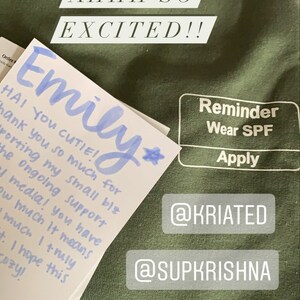 Emily added a photo of their purchase