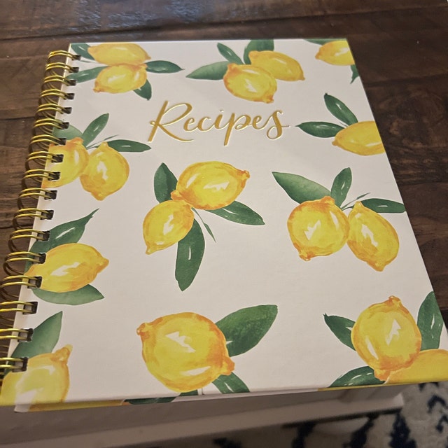 The Keepsake Kitchen Diary™ - Whimsical Lemons  Recipe book design, Recipe  book diy, Scrapbook recipe book