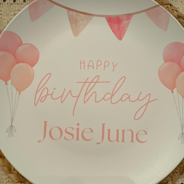 Personalized Birthday Plate Toddler Birthday Plate 1st Birthday Personalized birthday plate toddler birthday plate 1st birthday