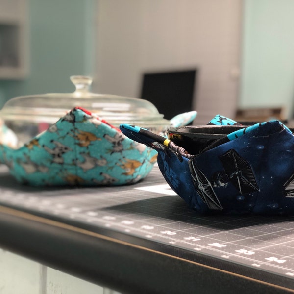 Microwave Bowl Cozy Sewing Pattern, Quilted Kitchen Decor (PDF Pattern ...